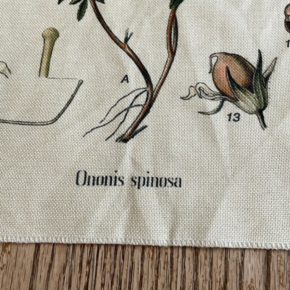 Botanical floral fabric textile art frameable - Picture 2 of 10